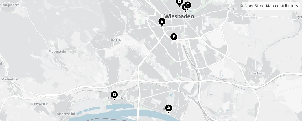 Map of Wiesbaden