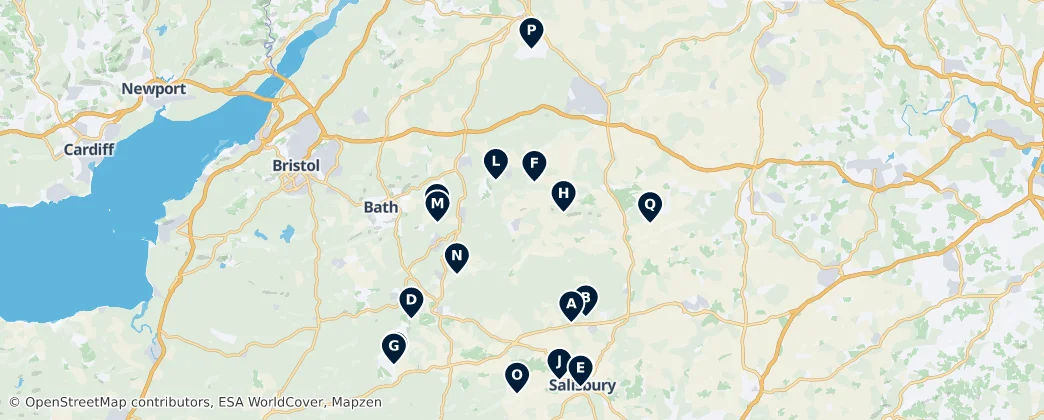 Map of Wiltshire
