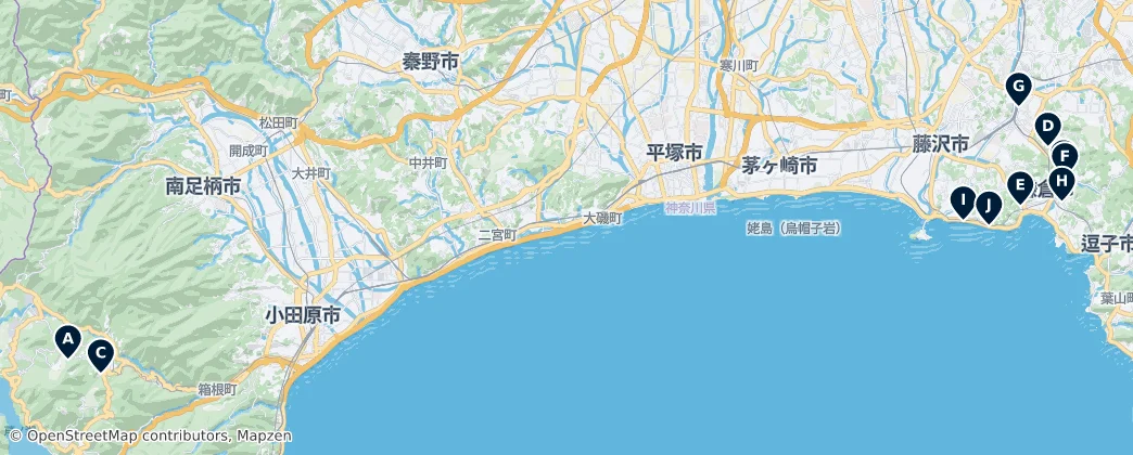 Map of Sagami Province