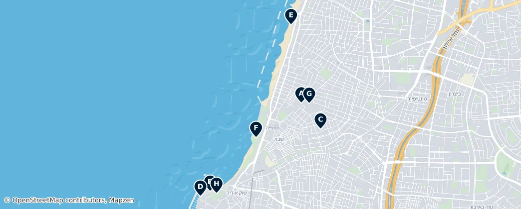 Map of Yafa