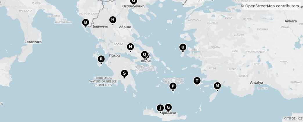 Map of Yunanistan