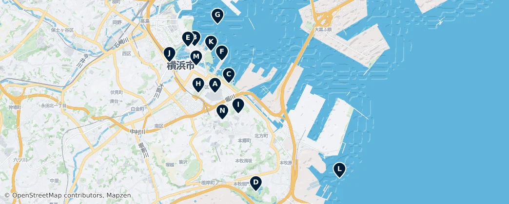 Map of Naka ward