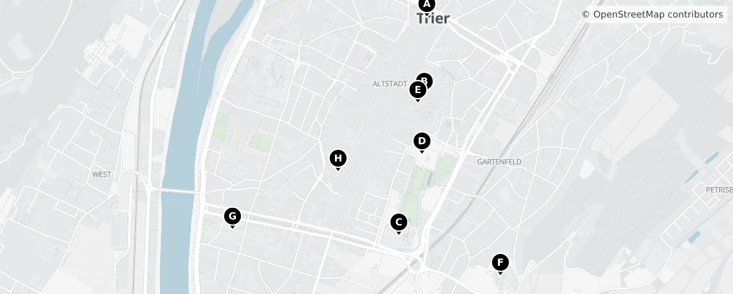Map of Trier