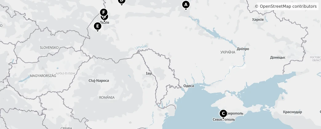 Map of Ukraine
