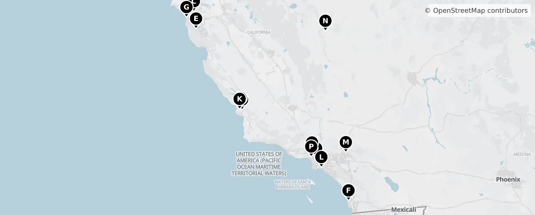 Map of California