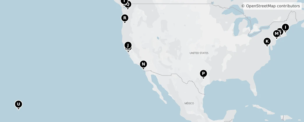 Map of North America