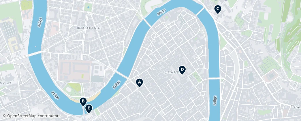 Map of Verona