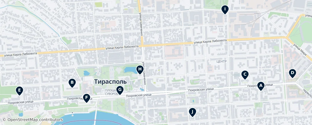 Map of Administrative-Territorial Units from the Left Bank of the Dniester