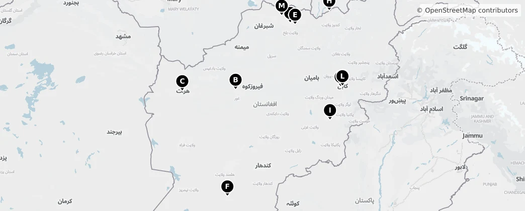 Map of Afghanistan