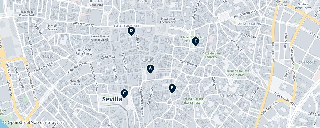 Map of Alfalfa, Seville