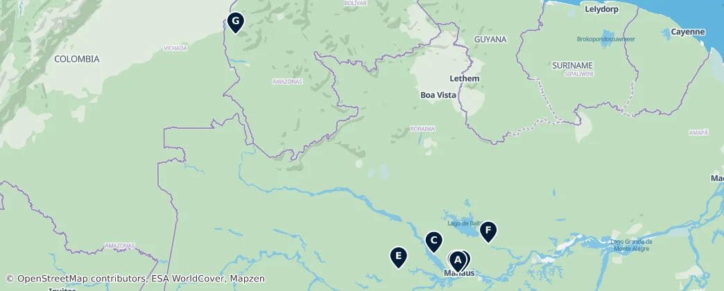 Map of Amazonas