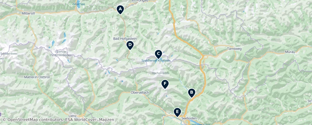 Map of Ankogel Group