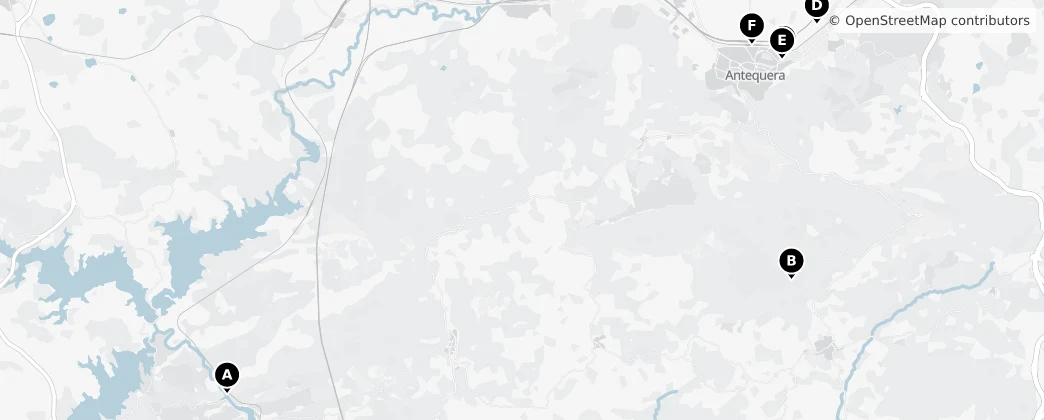 Map of Antequera