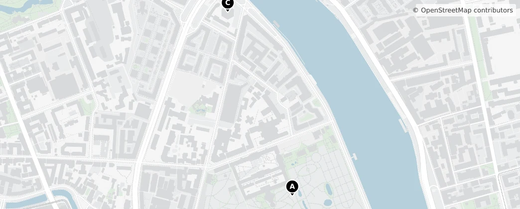Map of Aptekarsky Ostrov Municipal Okrug