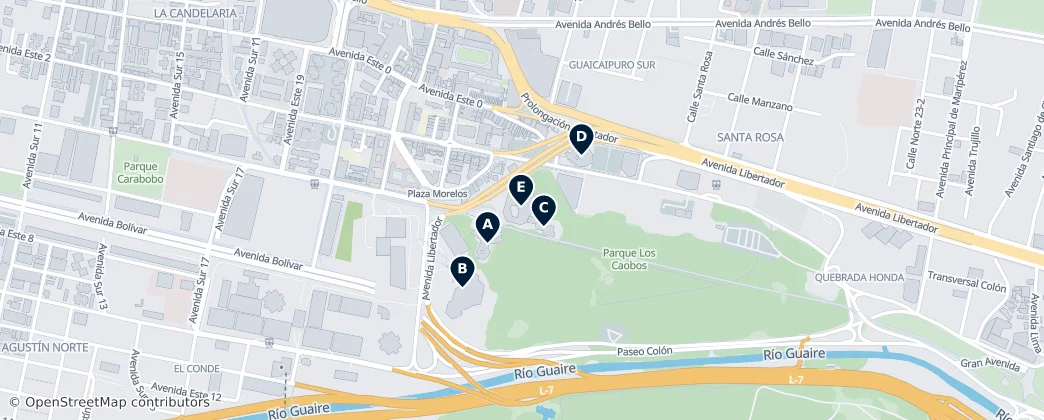 Map of Área económica de la cultura y las artes de San Agustín