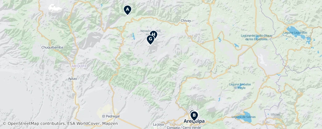 Map of Arequipa