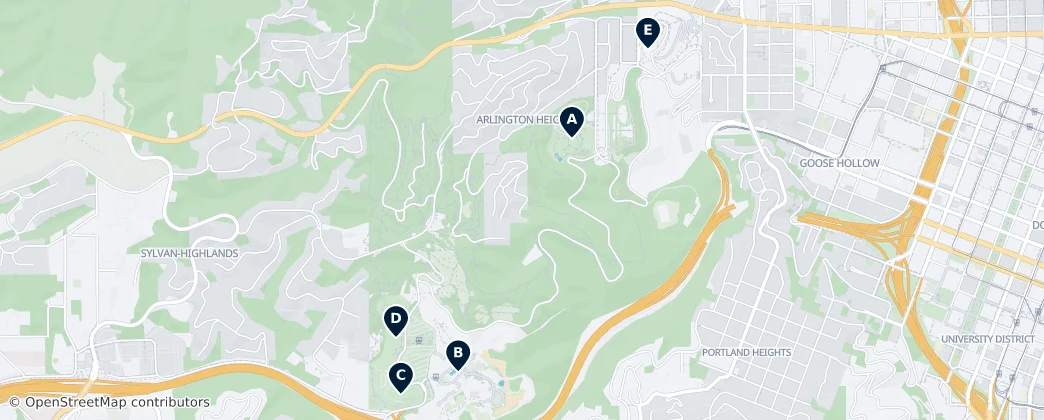 Map of Arlington Heights
