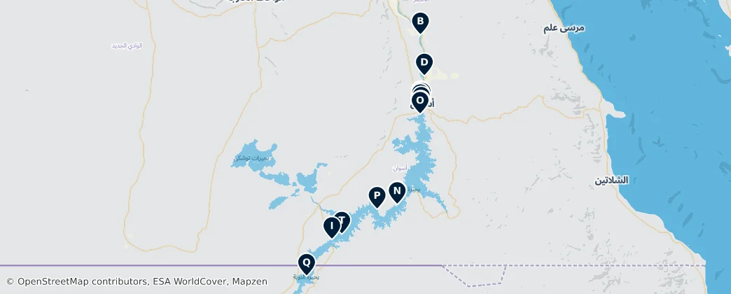 Map of Aswan