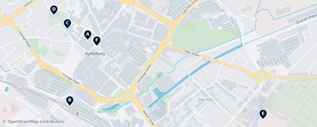 Map of Aylesbury