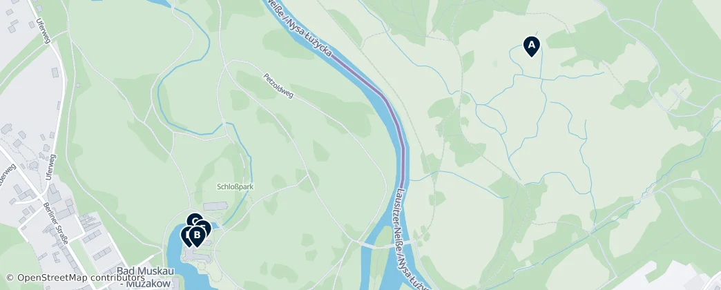 Map of Bad Muskau