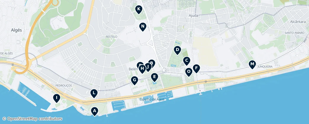 Map of Belém