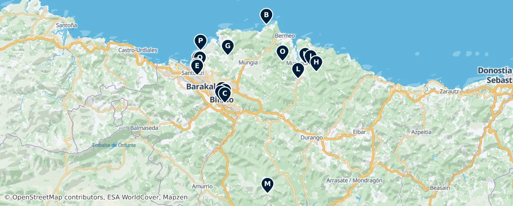 Map of Biscay