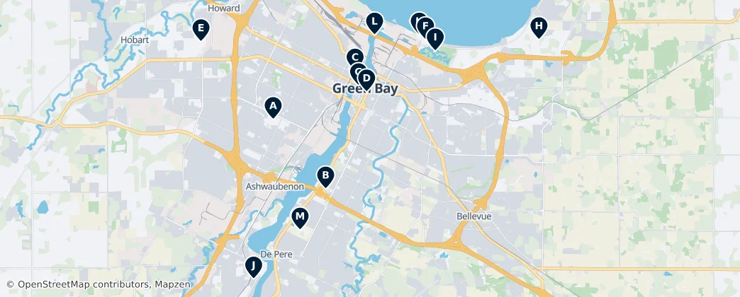 Map of Brown