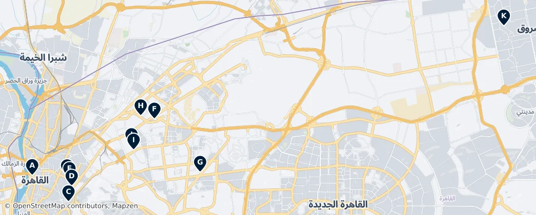 Map of Cairo