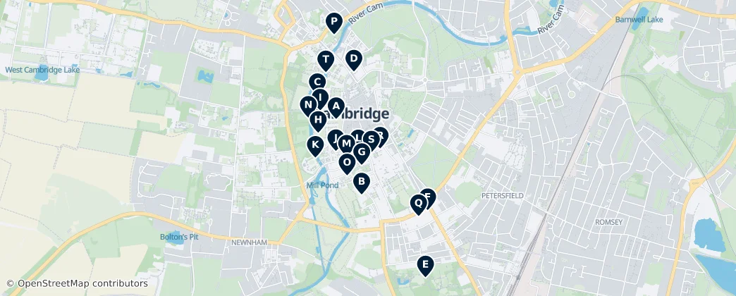 Map of Cambridgeshire