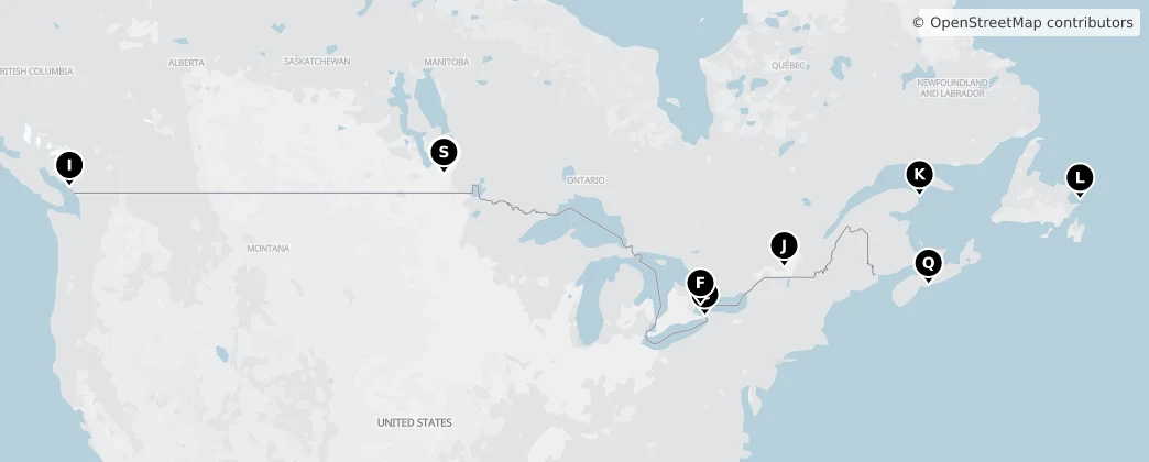 Map of Canada