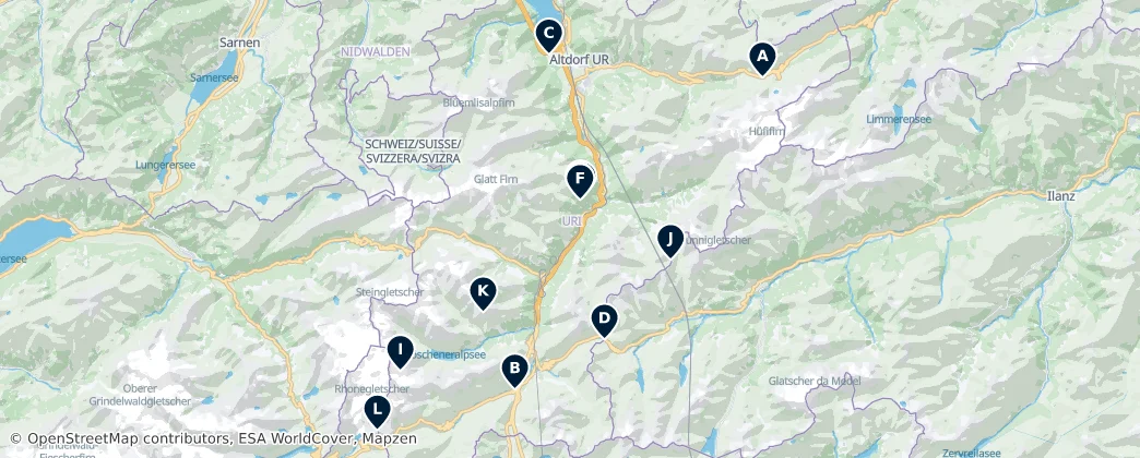 Map of Uri