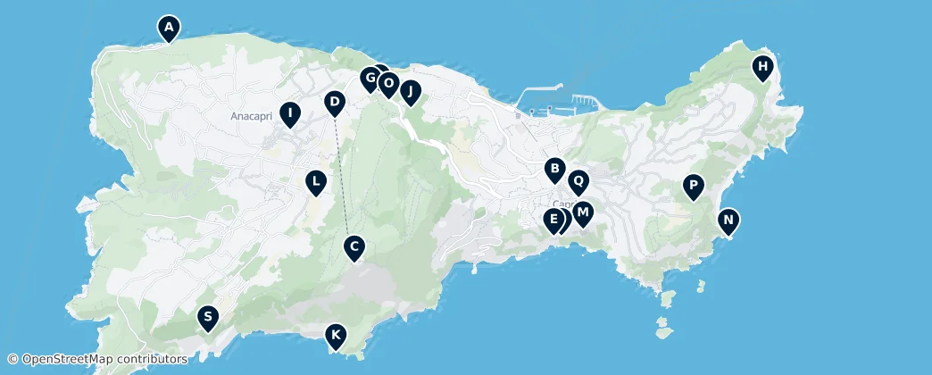 Map of Capri