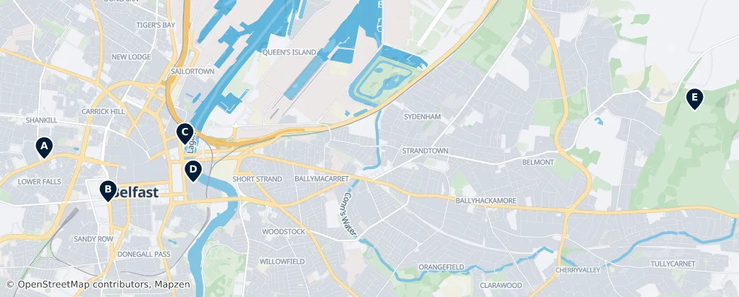 Map of Castlereagh