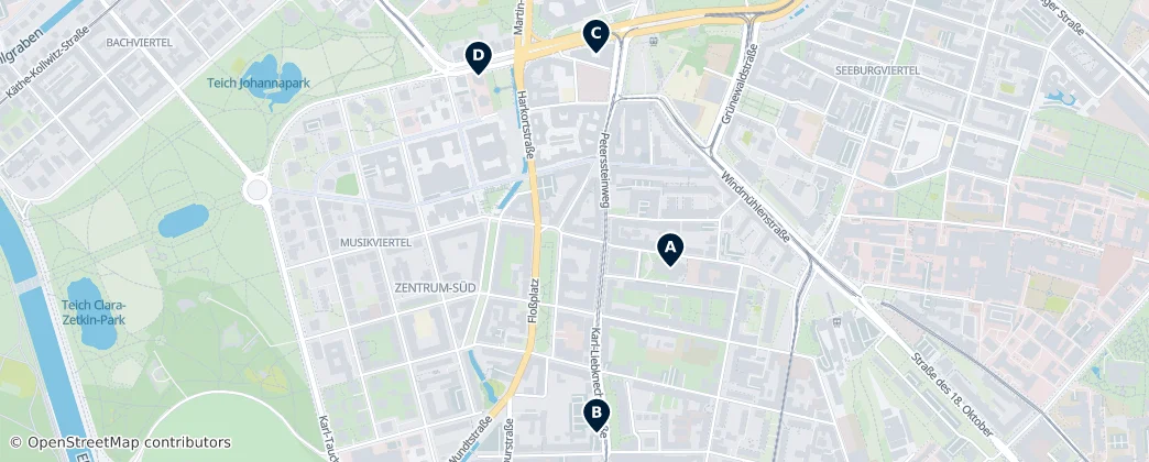 Map of Center south