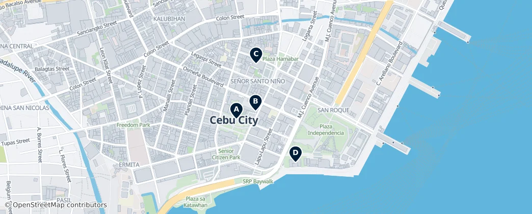 Map of Señor Santo Niño