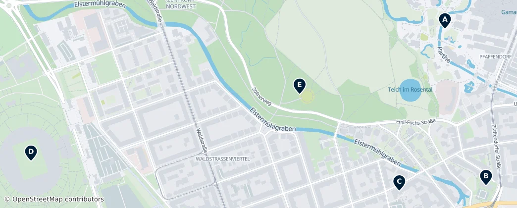 Map of Centre North West