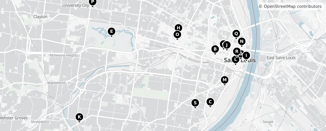Map of St. Louis