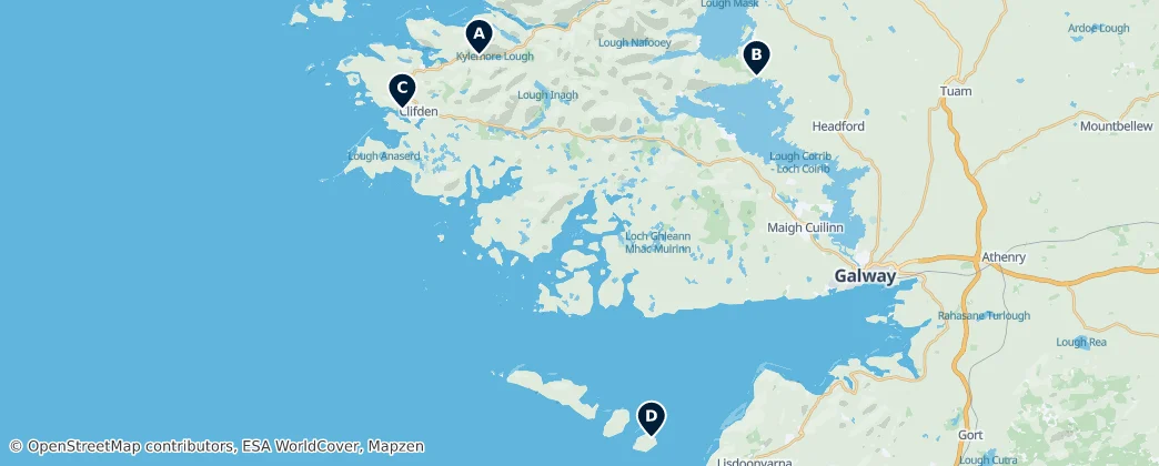 Map of Conamara Municipal District