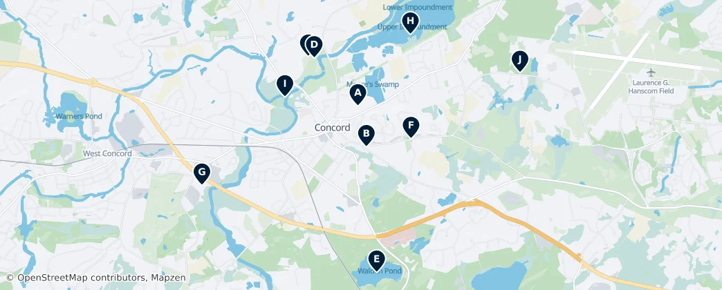 Map of Concord