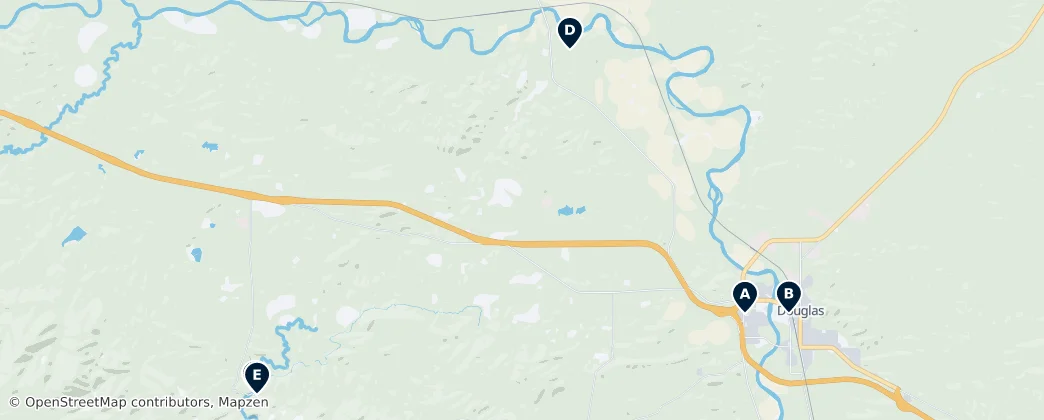 Map of Converse