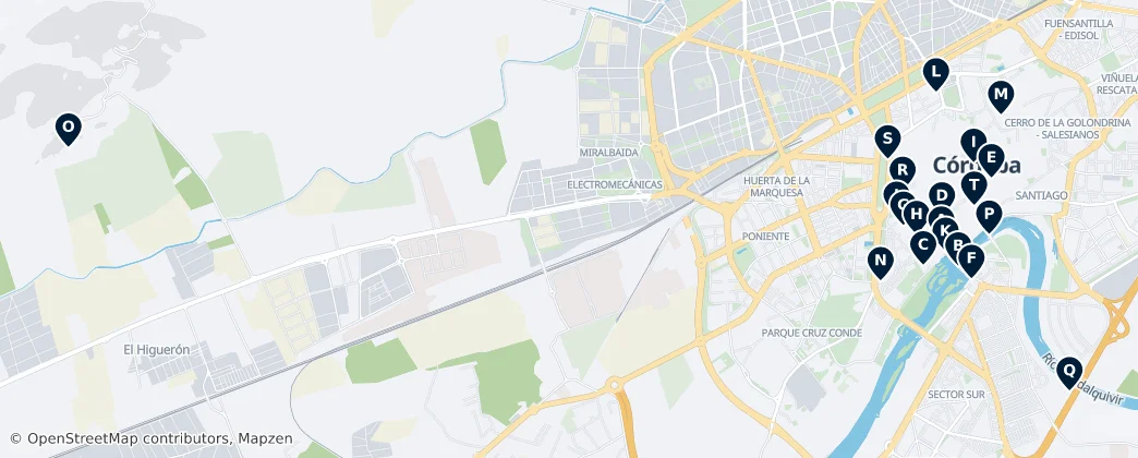 Map of Córdoba