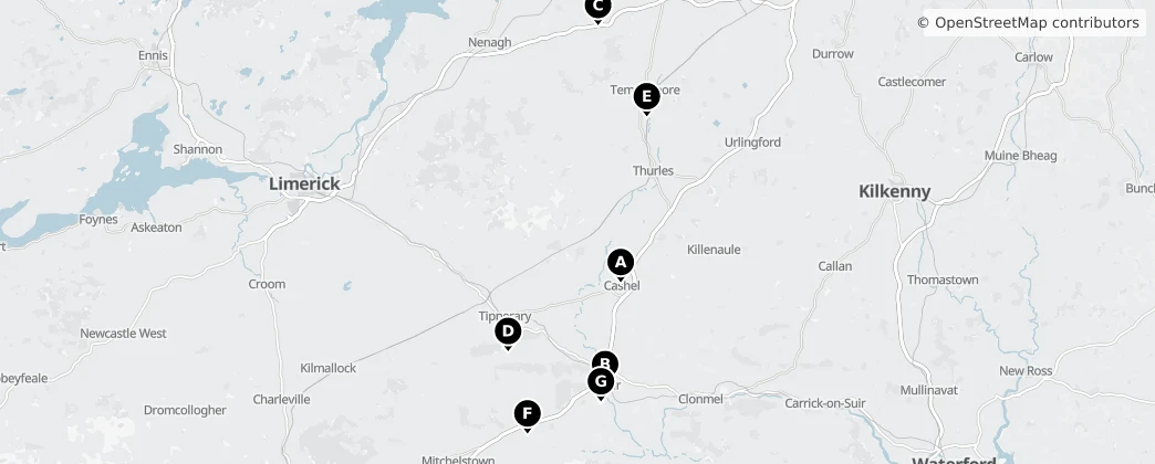 Map of County Tipperary