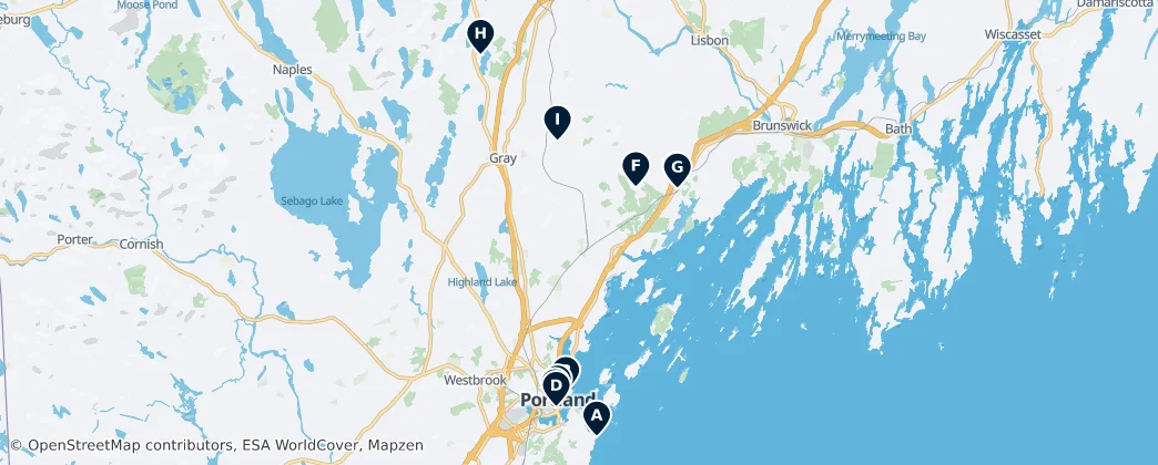 Map of Cumberland