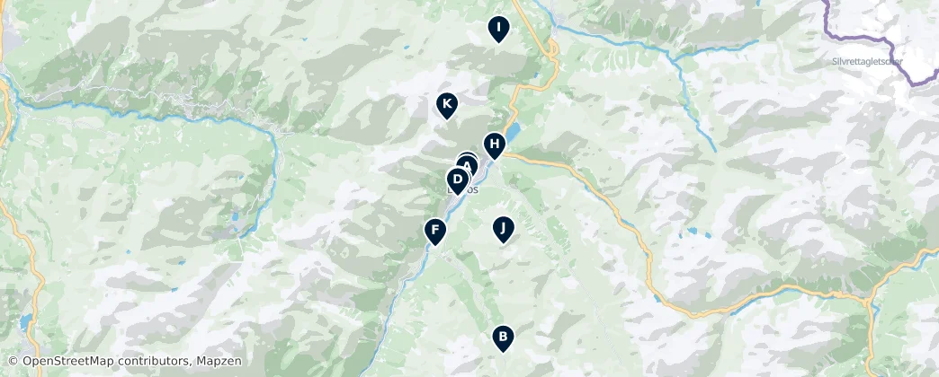 Map of Davos