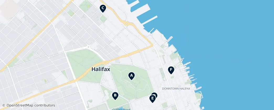 Map of Downtown Halifax