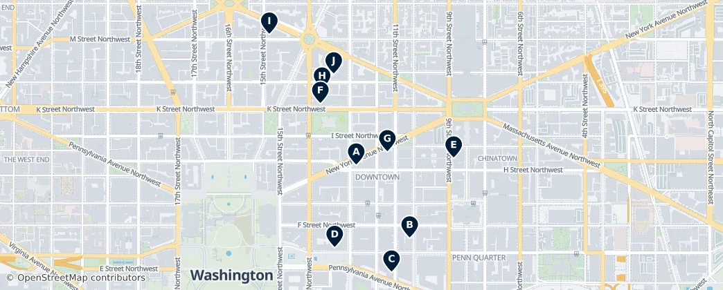 Map of Downtown