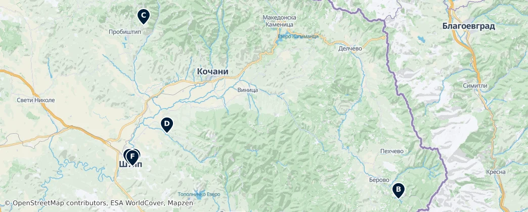 Map of Istocen SR