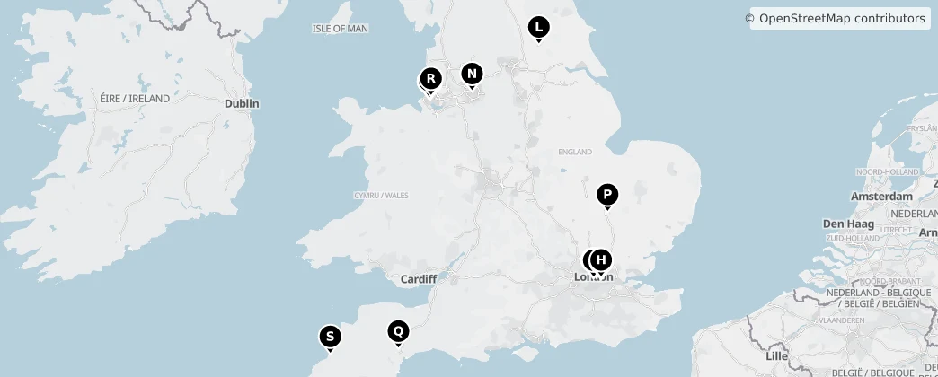 Map of England