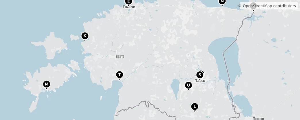 Map of Estonia
