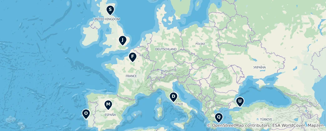 Map of Europe